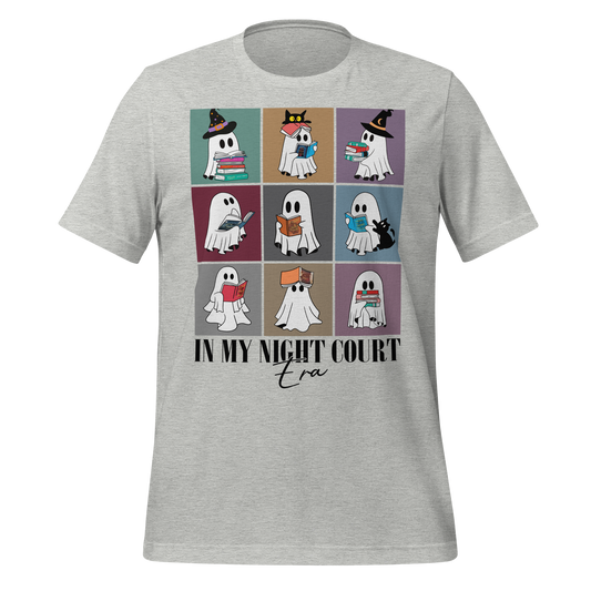 In My Night Court Era Ghosts Reading Books Design Tee - MagicMerchEmporium