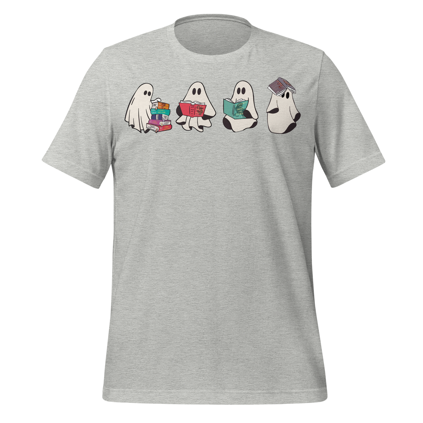 ACOTAR Reading Ghosts With Books Tee
