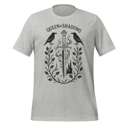 Queen of Shadows With Ravens And Sword Tee