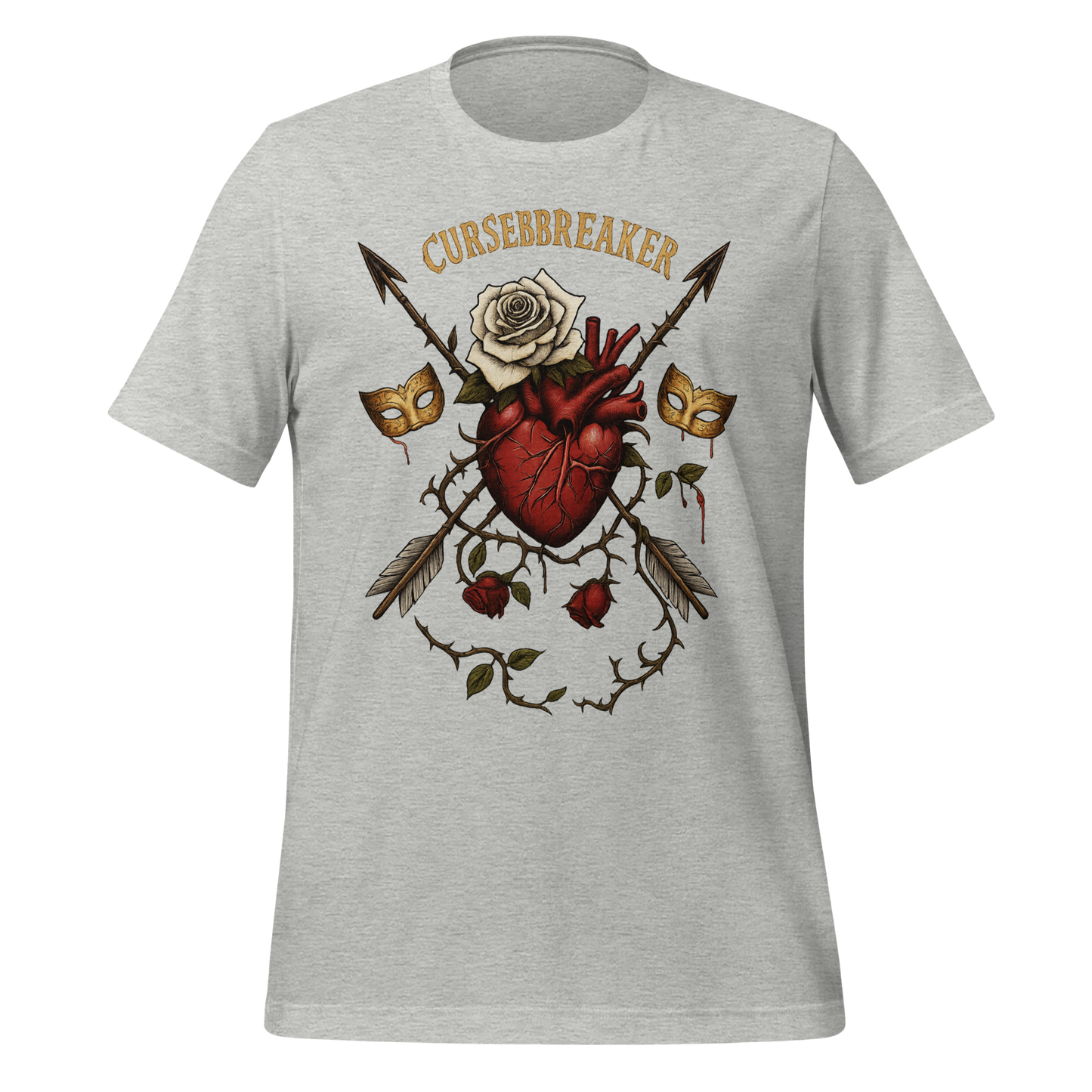 Cursebreaker Heart Rose Arrows Tee