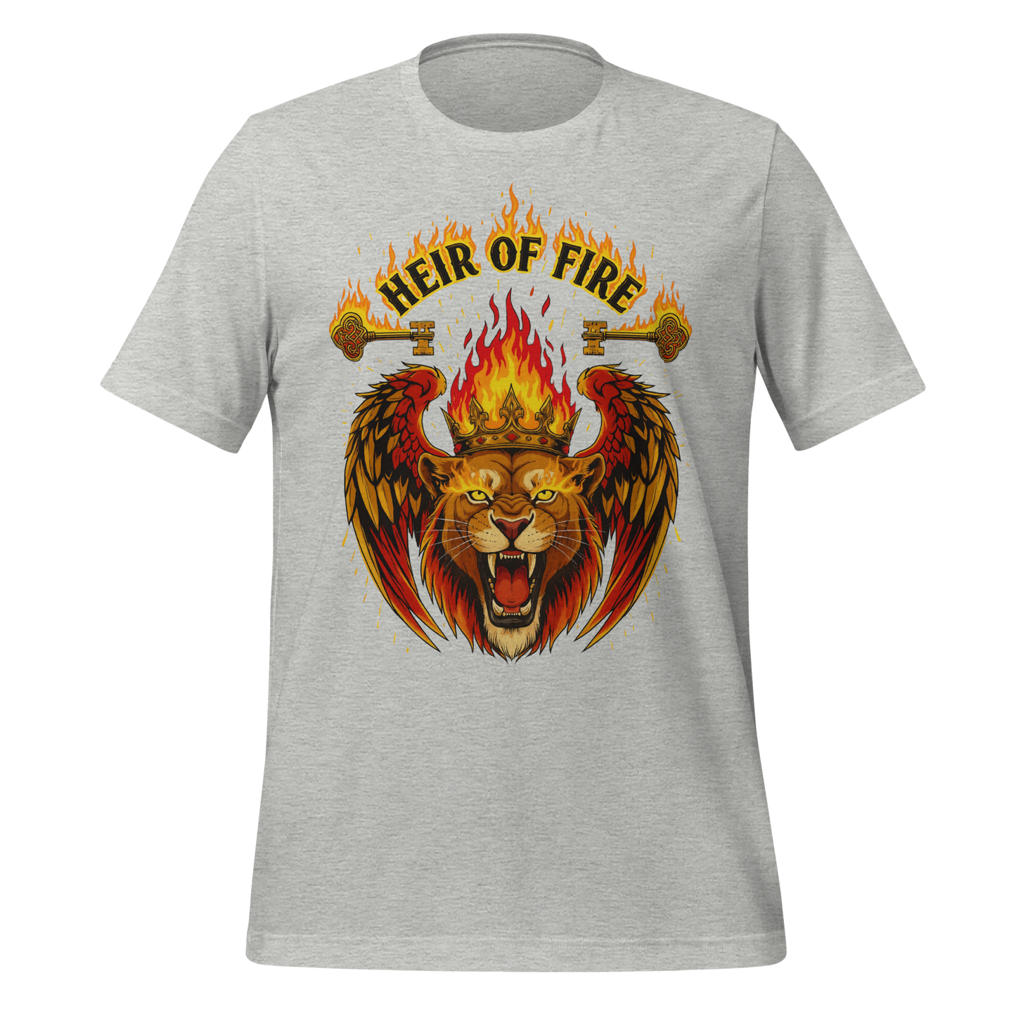Heir Of Fire Crowned Lion Tee - MagicMerchEmporium