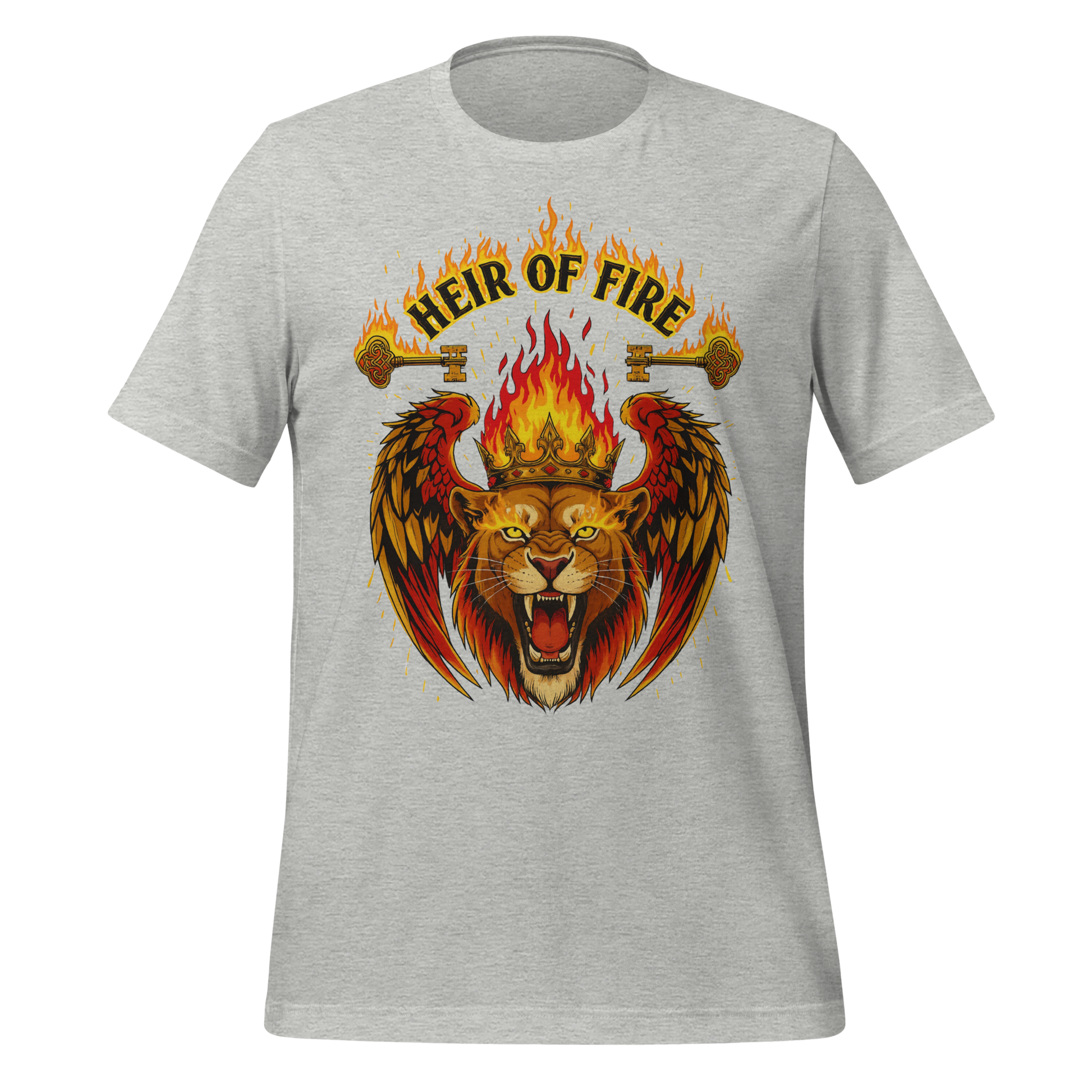 Heir Of Fire Crowned Lion Tee - MagicMerchEmporium