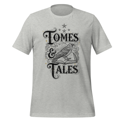 Tomes Tales Crow Tee - MagicMerchEmporium