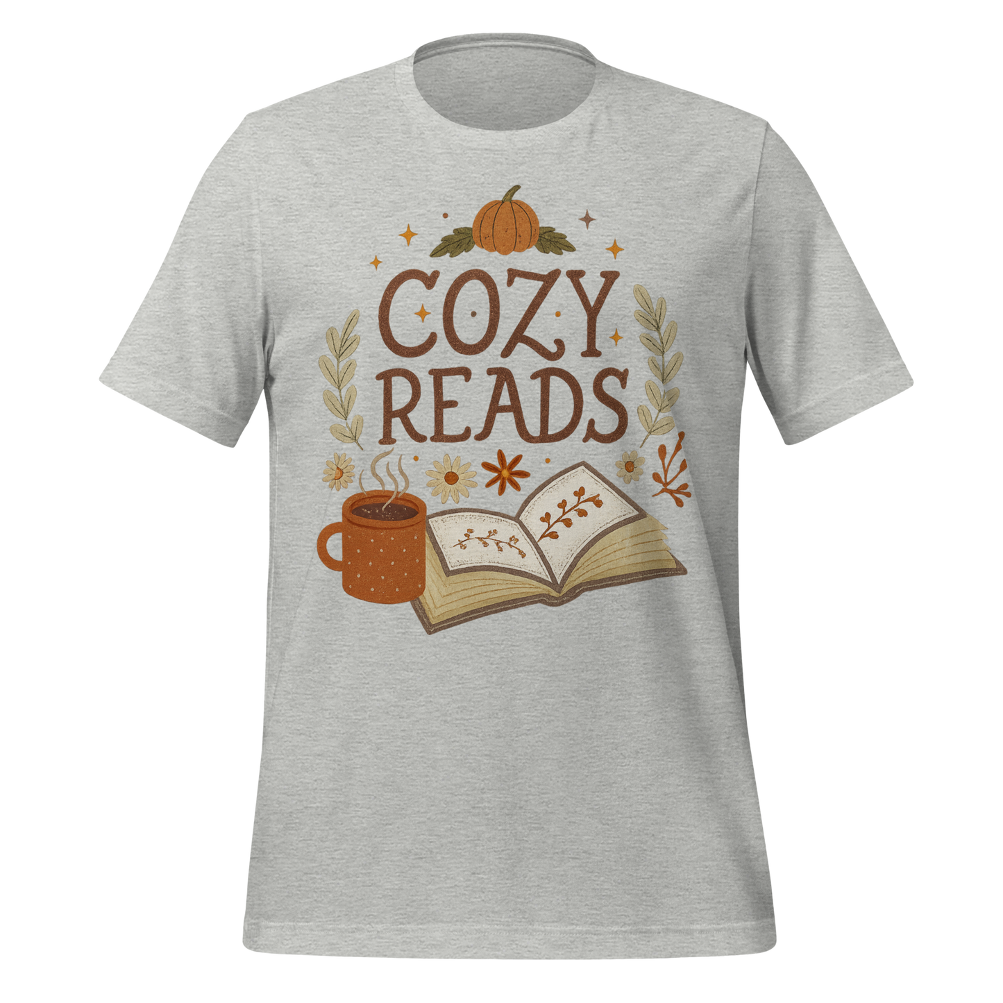 Cozy Reads with Pumpkin and Coffee Tee