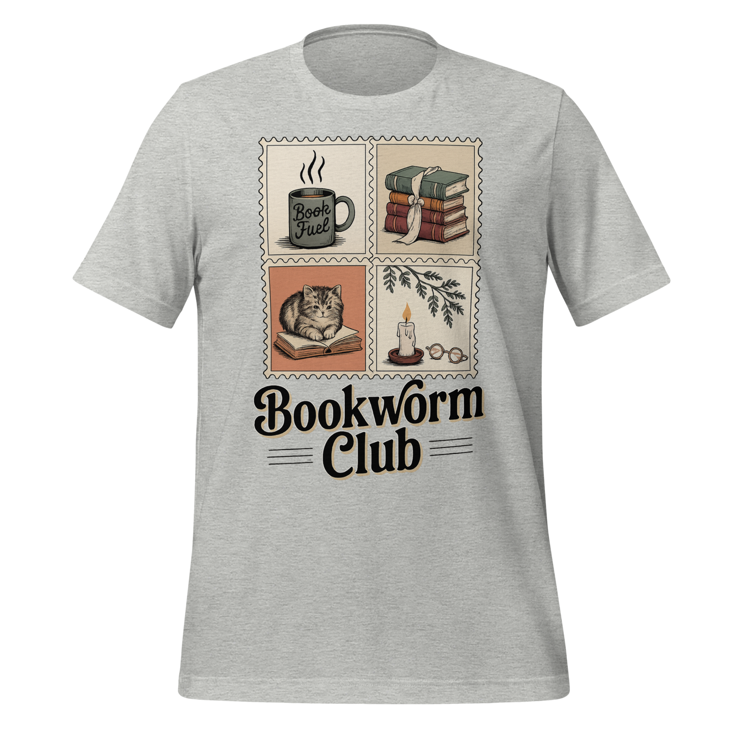 Bookworm Club Stamps Tee