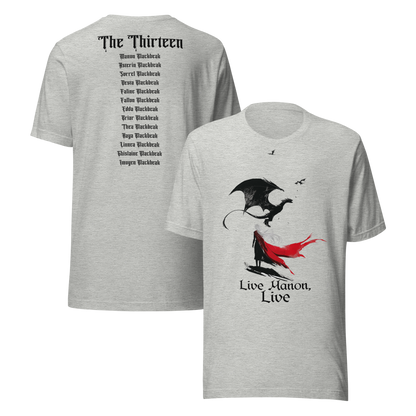 "Live, Manon, Live" The Thirteen Tribute Tee - MagicMerchEmporium
