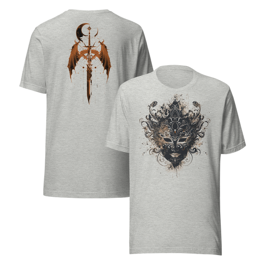 Nesta Archeron: Valkyrie Mask and Sword Tee