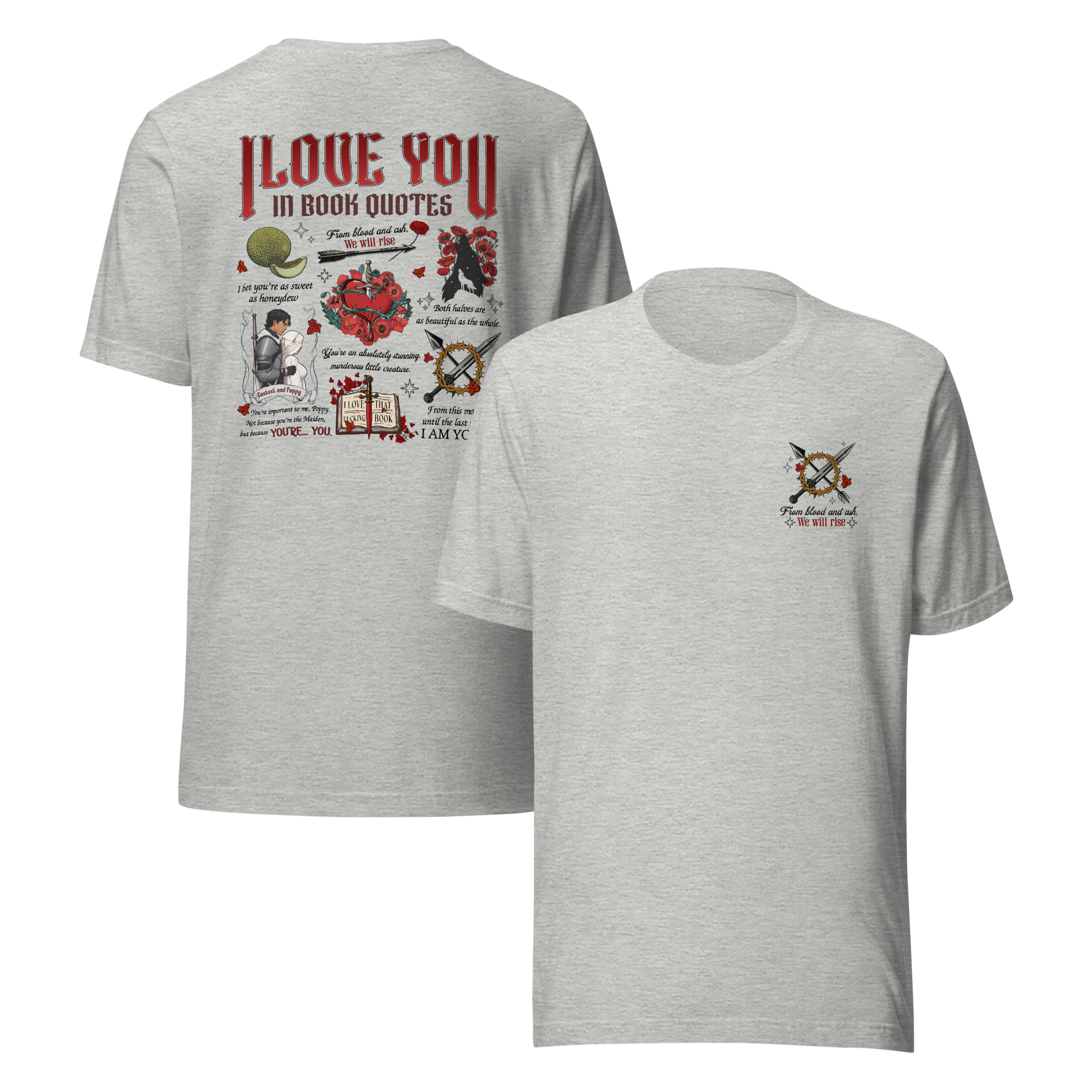 Casteel & Poppy Love Quote Tee - MagicMerchEmporium