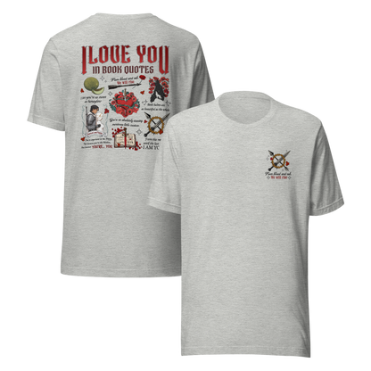 Casteel & Poppy Love Quote Tee - MagicMerchEmporium