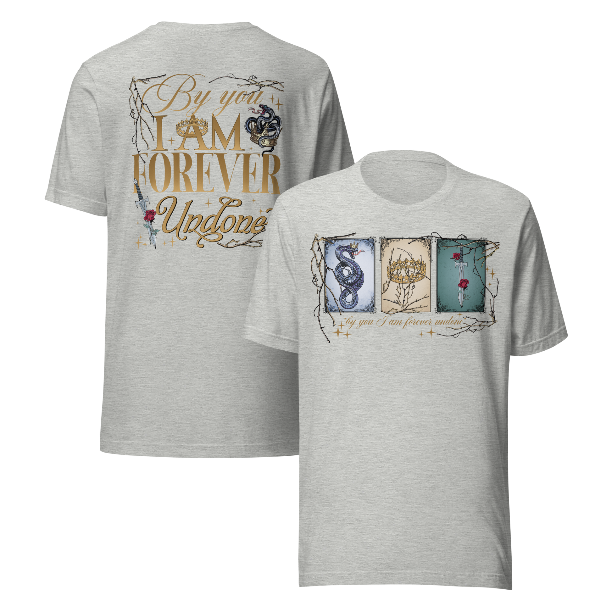 By You I Am Forever Undone Tee - MagicMerchEmporium