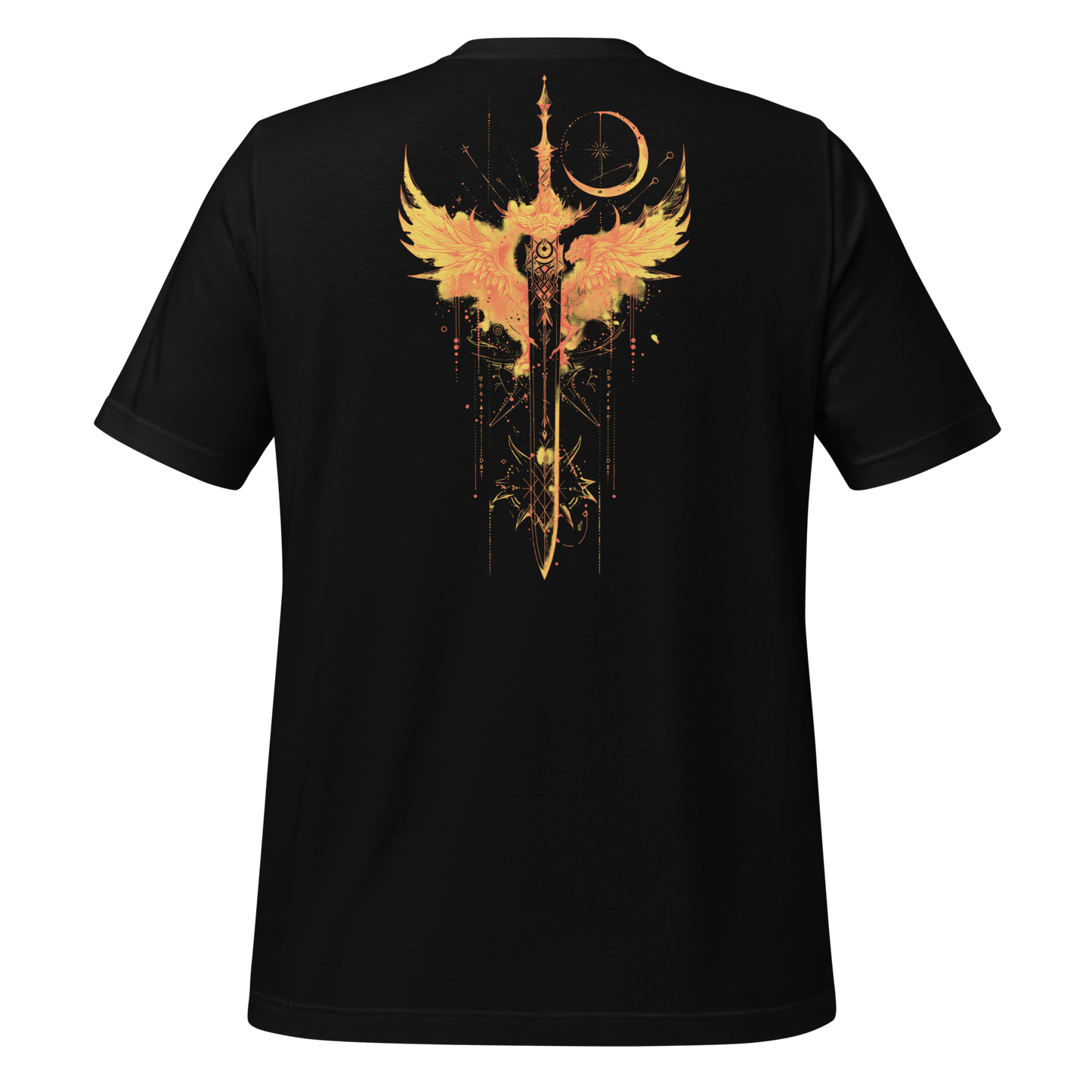 "Light It Up" Fantasy Sword and Wings Tee - MagicMerchEmporium