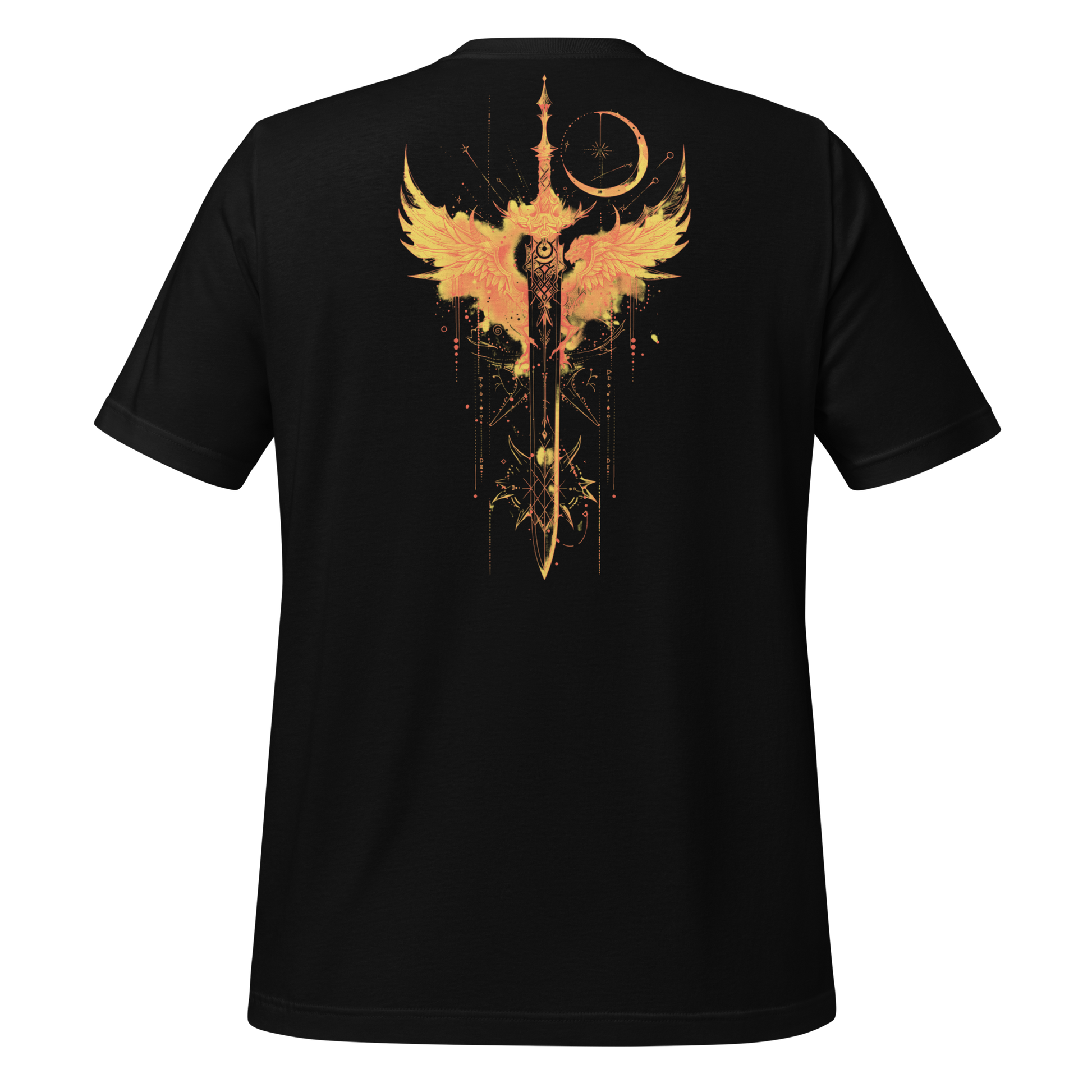 "Light It Up" Fantasy Sword and Wings Tee - MagicMerchEmporium