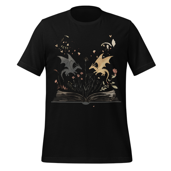 Dragon Reader Tee in Black