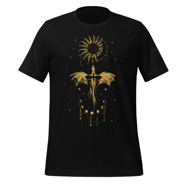 Fourth Wing Dragon Tee in Black