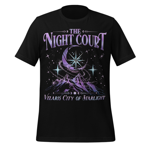 Night Court Tee in Black