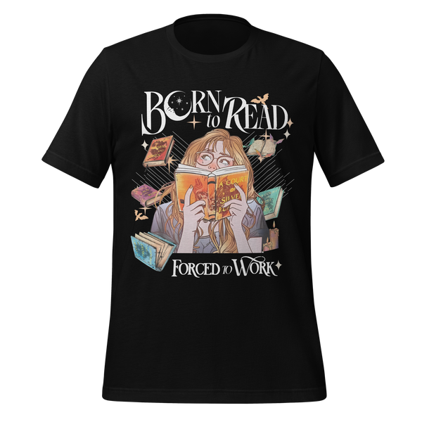 ACOTAR Born to Read Tee in Black