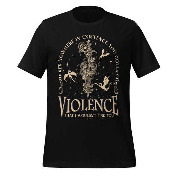 Find You in Violence Tee in Black