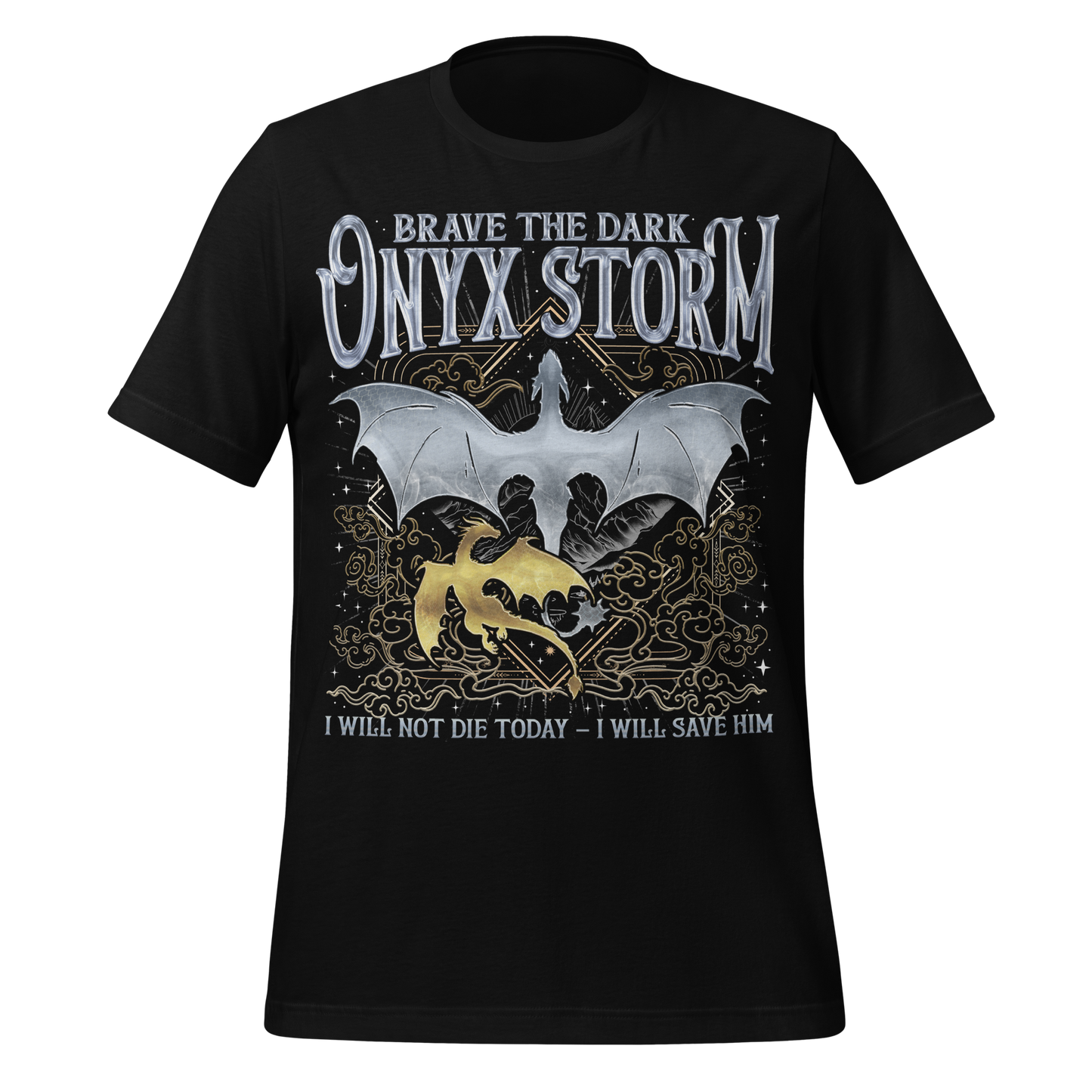 Brave The Dark Onyx Storm Tee - MagicMerchEmporium