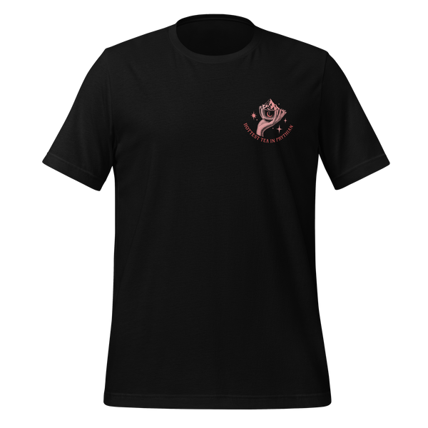 Red Suriel Tea Co Tee in Black