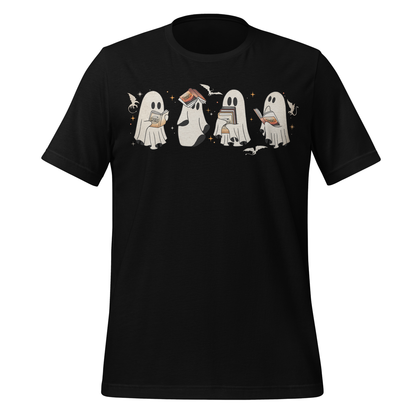 Fourth Wing Ghost Book Tee