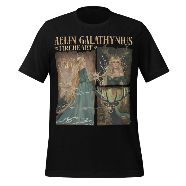 Ash-Born Queen Tee in Black