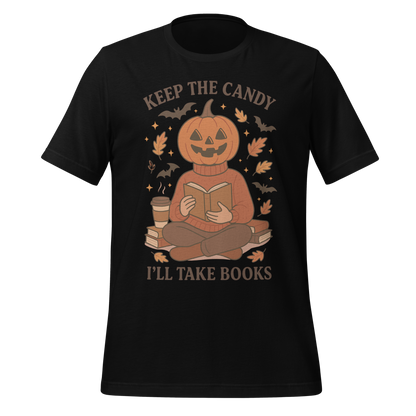 Pumpkin Book Lover Halloween Tee
