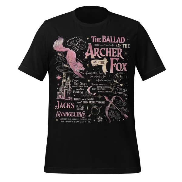 Archer & Fox Romantasy Tee in Black