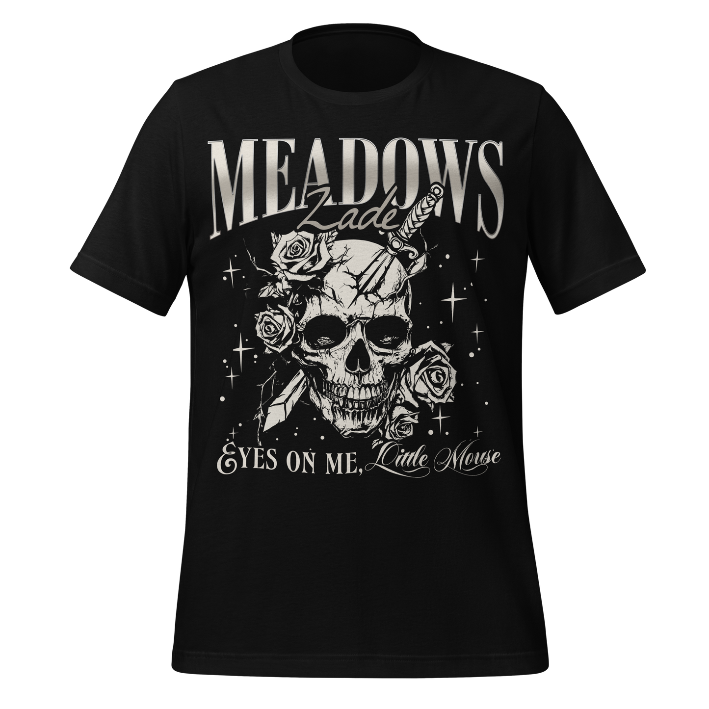 Zade Meadows Skull & Roses Tee - MagicMerchEmporium