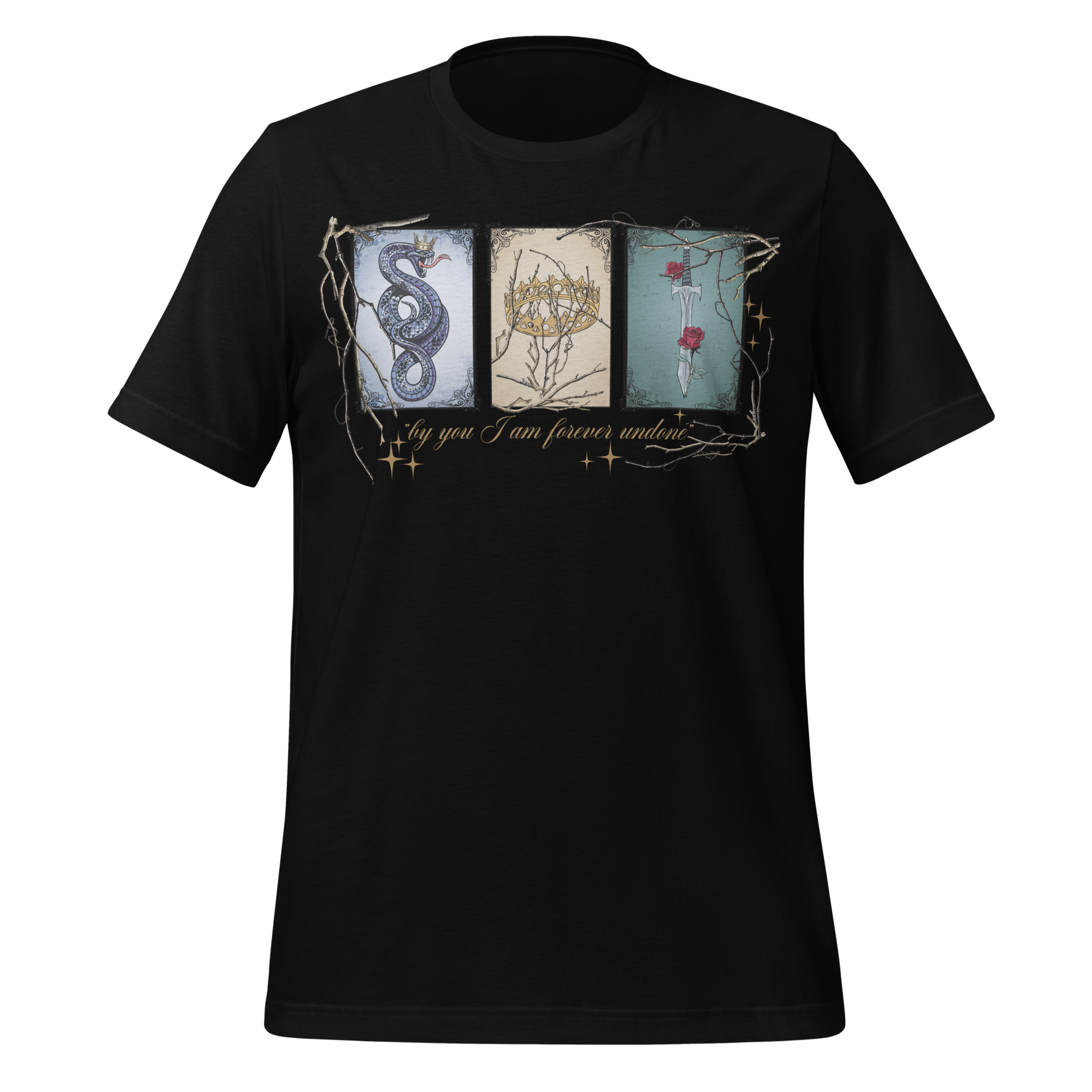 By You I Am Forever Undone Tee - MagicMerchEmporium