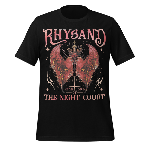 Rhysand Night Court Tee in Black