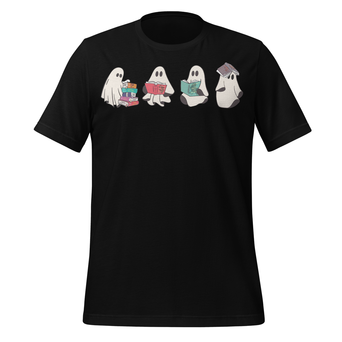 ACOTAR Reading Ghosts With Books Tee