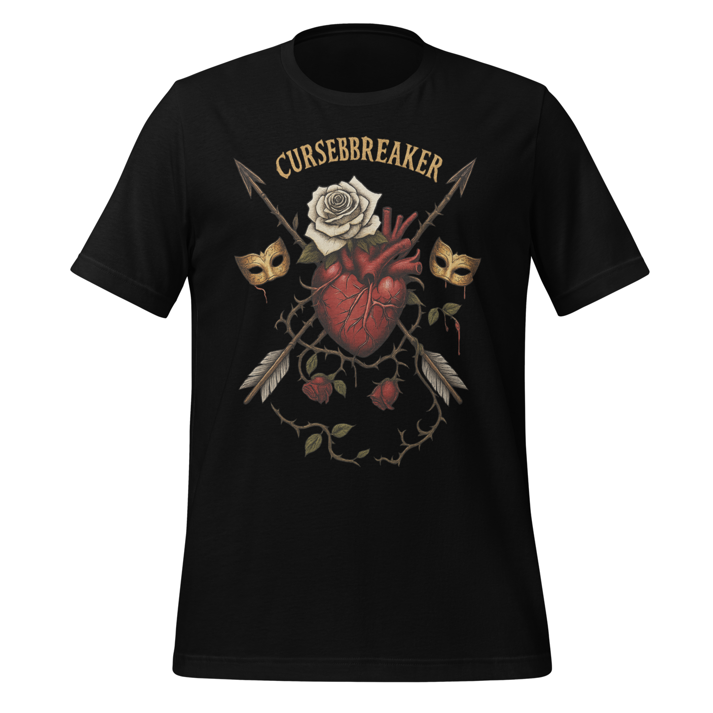 Cursebreaker Heart Rose Arrows Tee