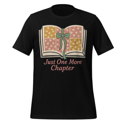 Open Book Just One More Chapter Tee