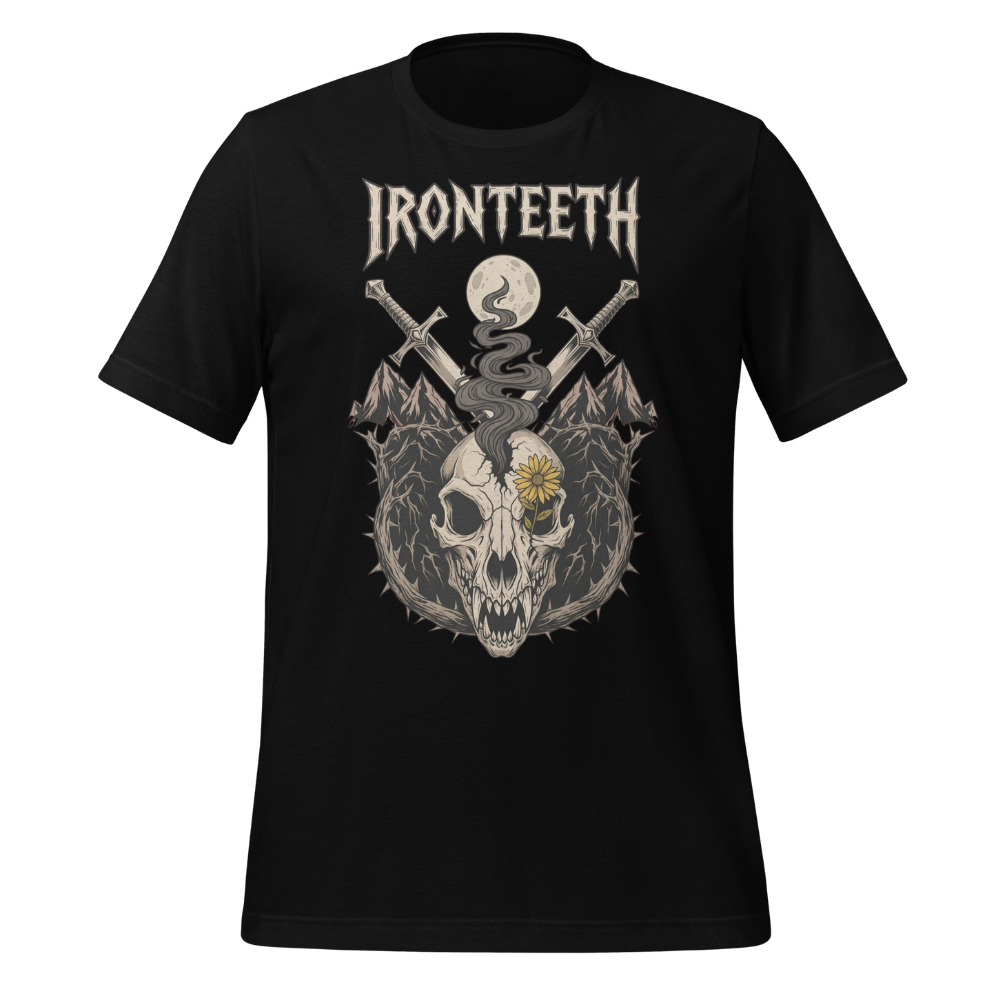 Ironteeth Skull with Swords Tee