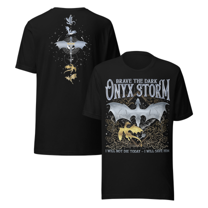 Brave The Dark Onyx Storm Tee - MagicMerchEmporium