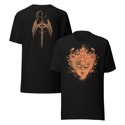 Nesta Archeron: Valkyrie Mask and Sword Tee