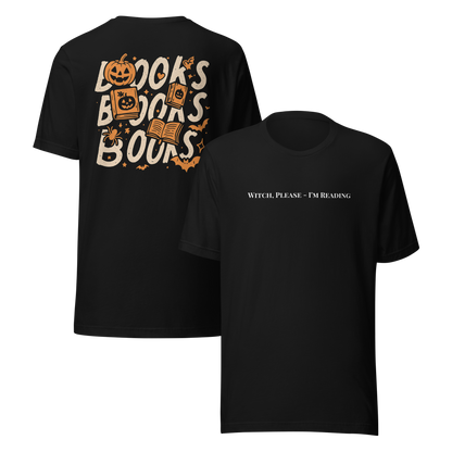 Books & Pumpkins Halloween Tee
