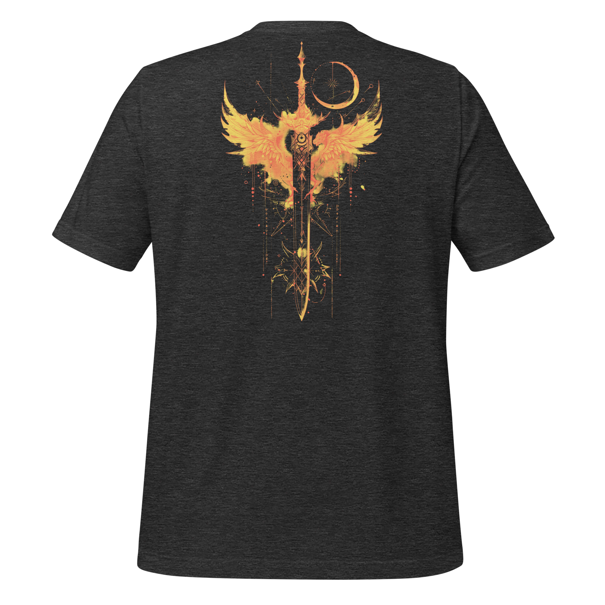 "Light It Up" Fantasy Sword and Wings Tee - MagicMerchEmporium