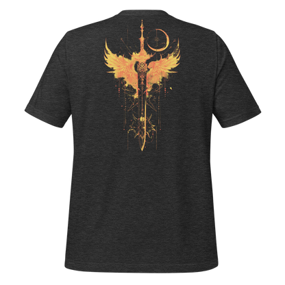 "Light It Up" Fantasy Sword and Wings Tee - MagicMerchEmporium