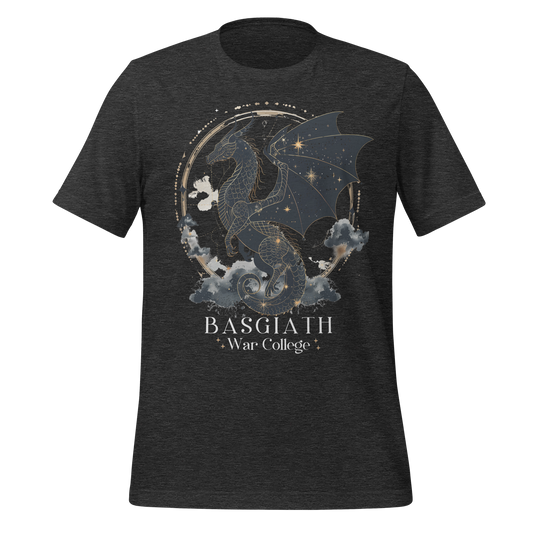 Black Dragon Basgiath War College Tee - MagicMerchEmporium