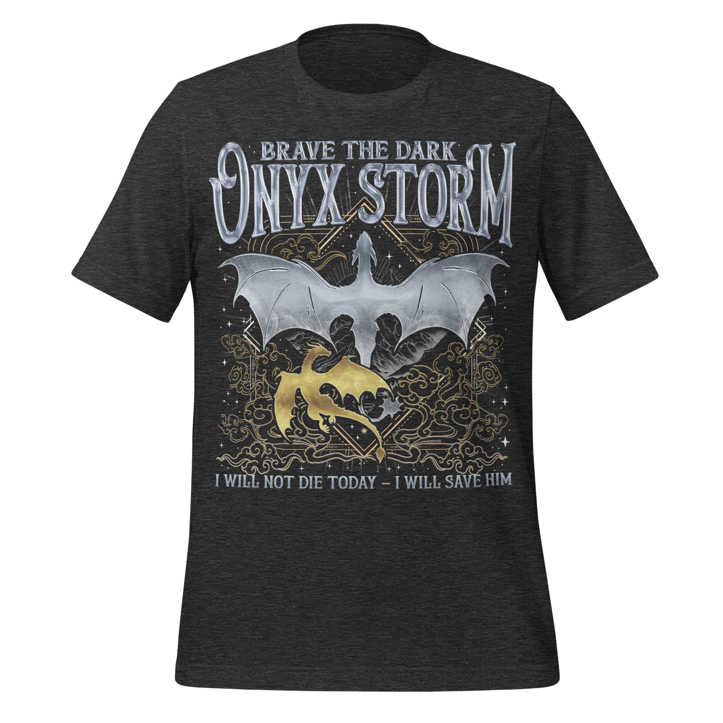 Brave The Dark Onyx Storm Tee - MagicMerchEmporium