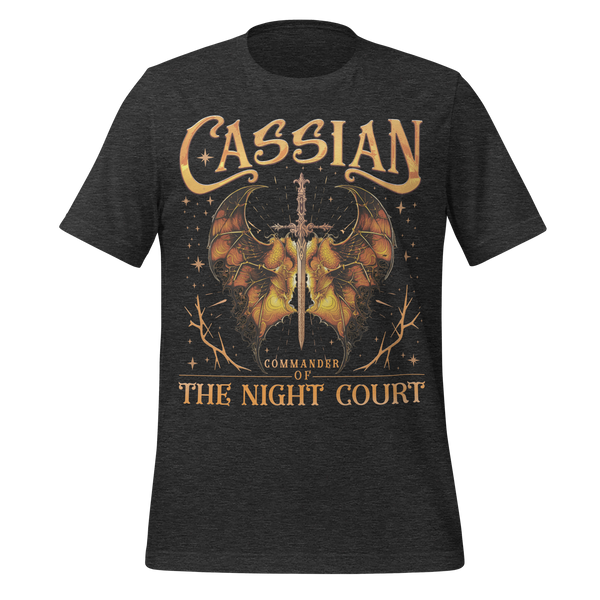Commander Cassian Tee in Dark Grey Heather