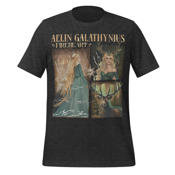 Ash-Born Queen Tee in Dark Grey Heather