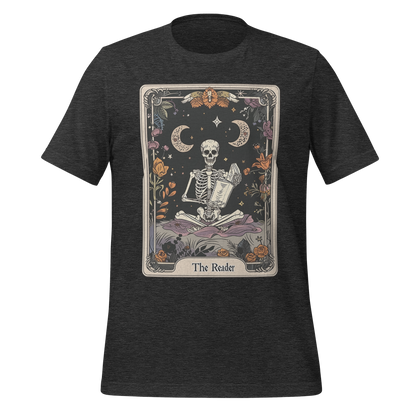 The Reader – Tarot Card Skeleton Tee