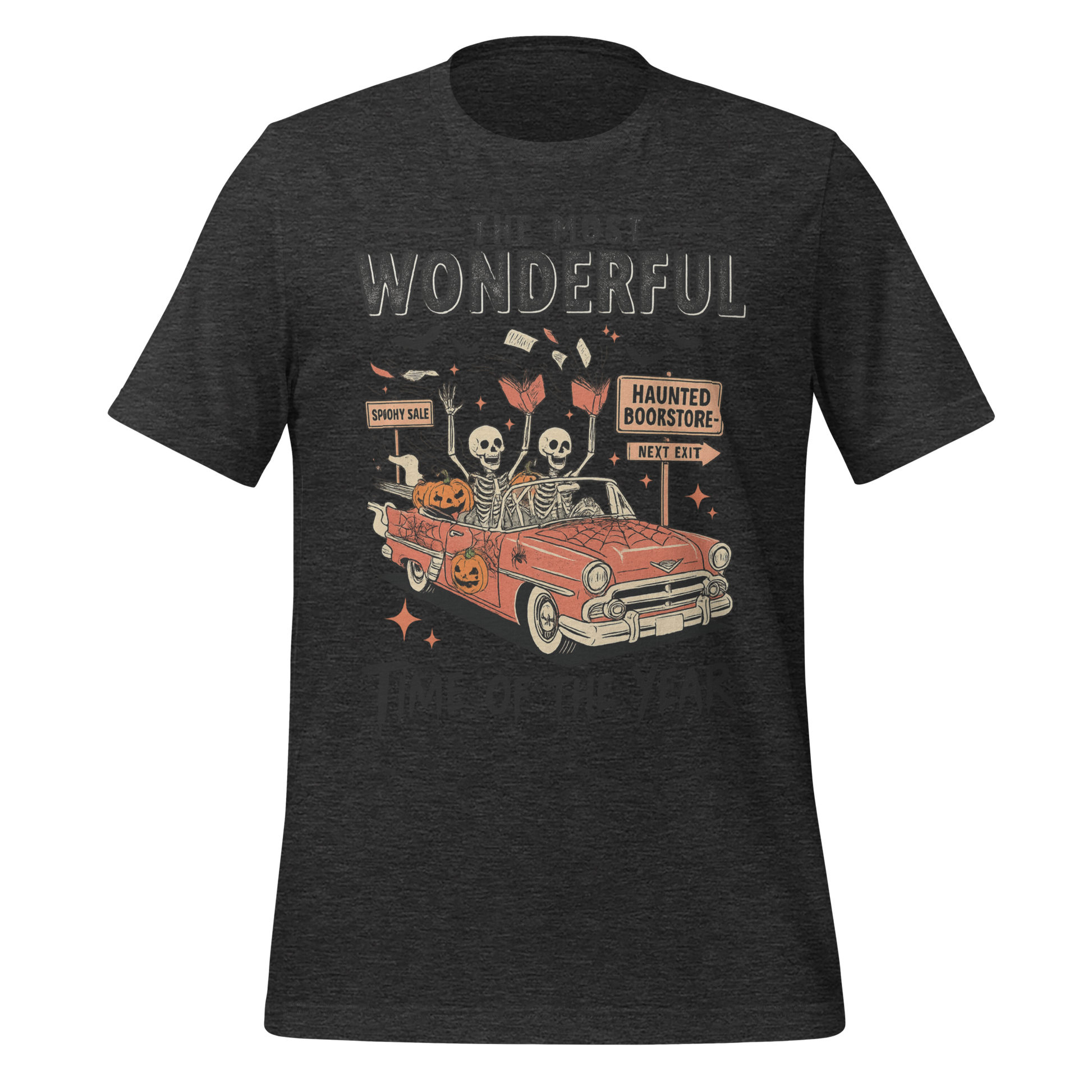 Bookish Haunted Bookstore Tee - MagicMerchEmporium