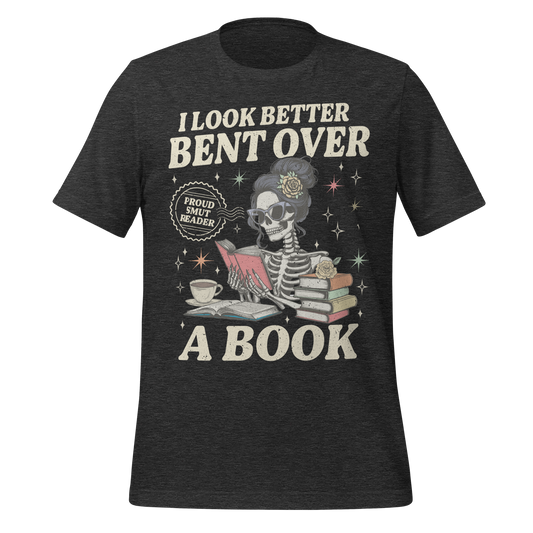 Smut Reader Skeleton Tee - MagicMerchEmporium
