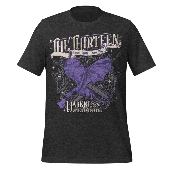 Thirteen Forever Tee in Dark Grey Heather