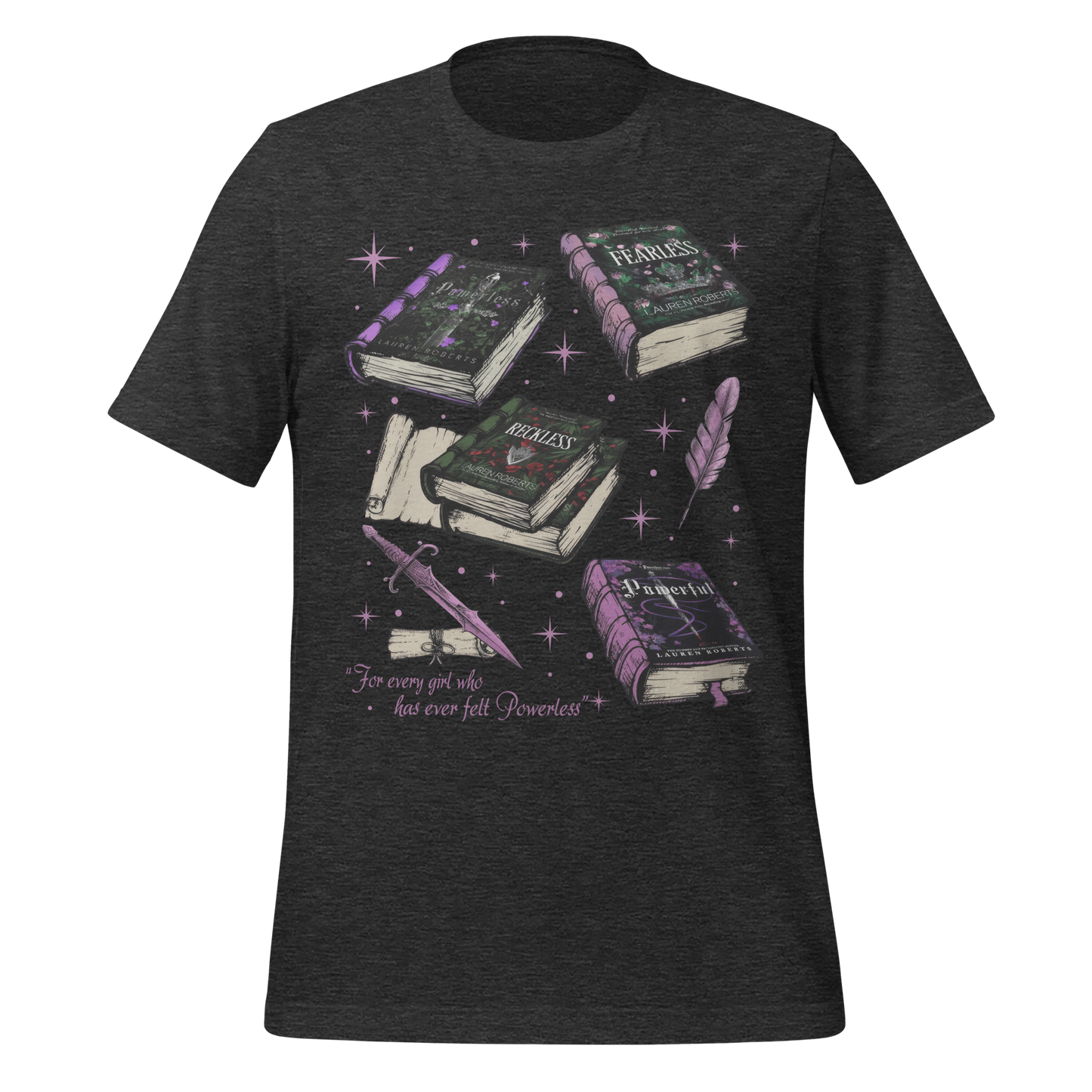 Powerless Book Stack Tee