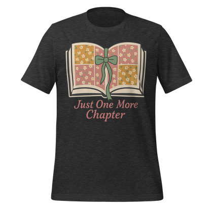 Open Book Just One More Chapter Tee