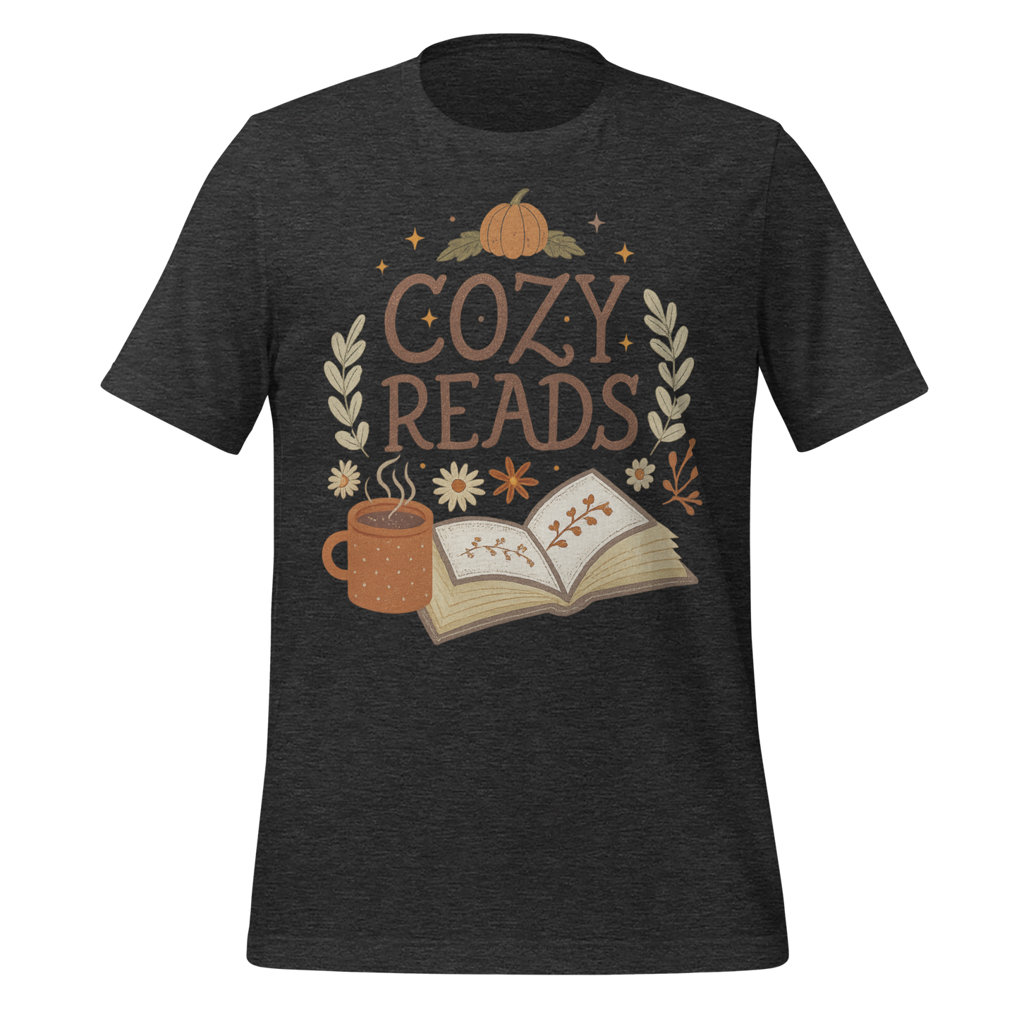 Cozy Reads with Pumpkin and Coffee Tee